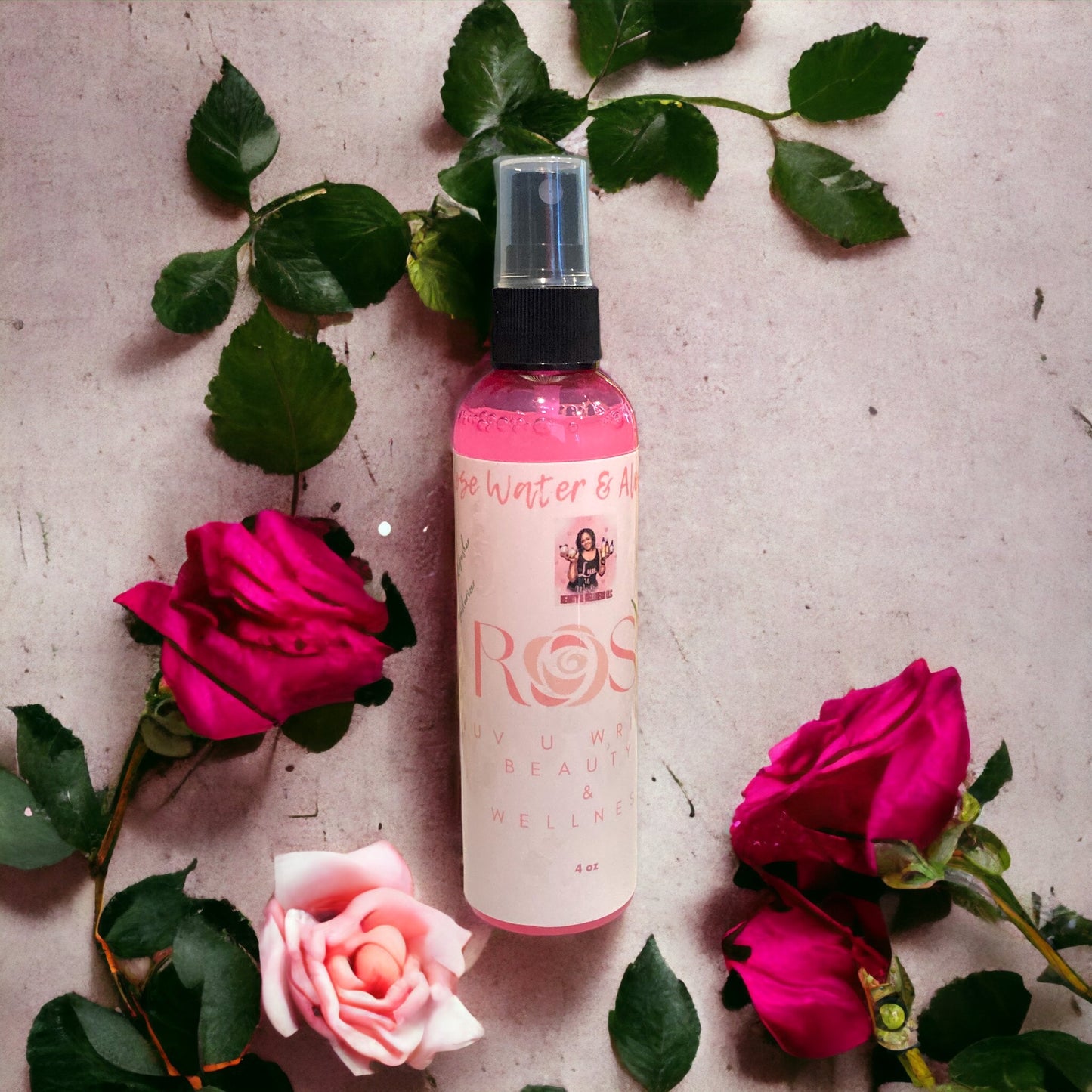 Rose & Aloe Hair Mist 4 oz
