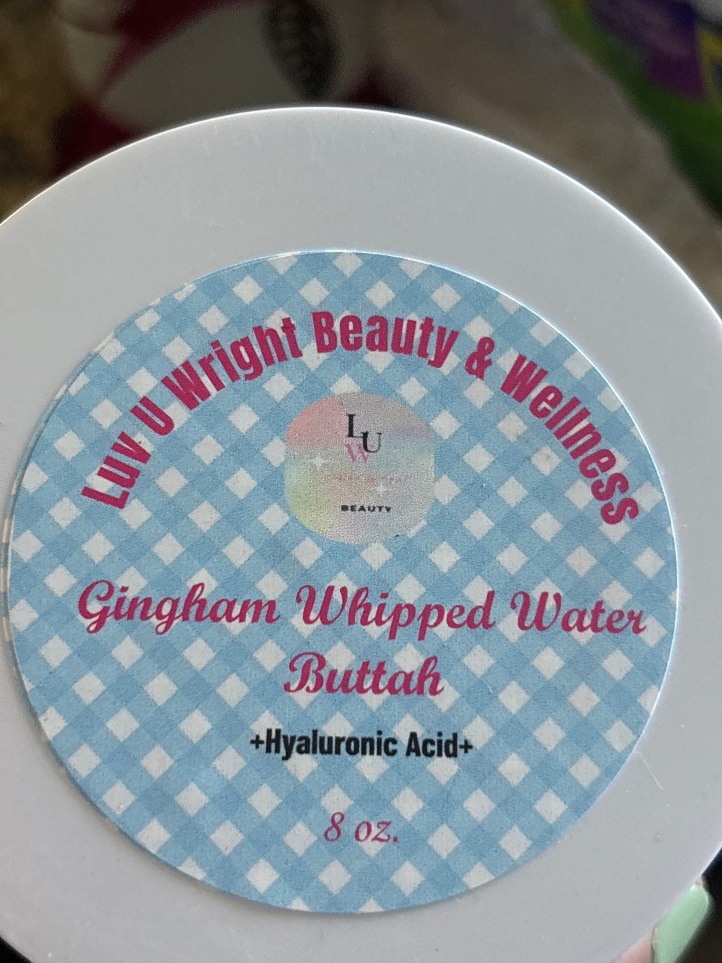 Gingham Whipped Water Buttah