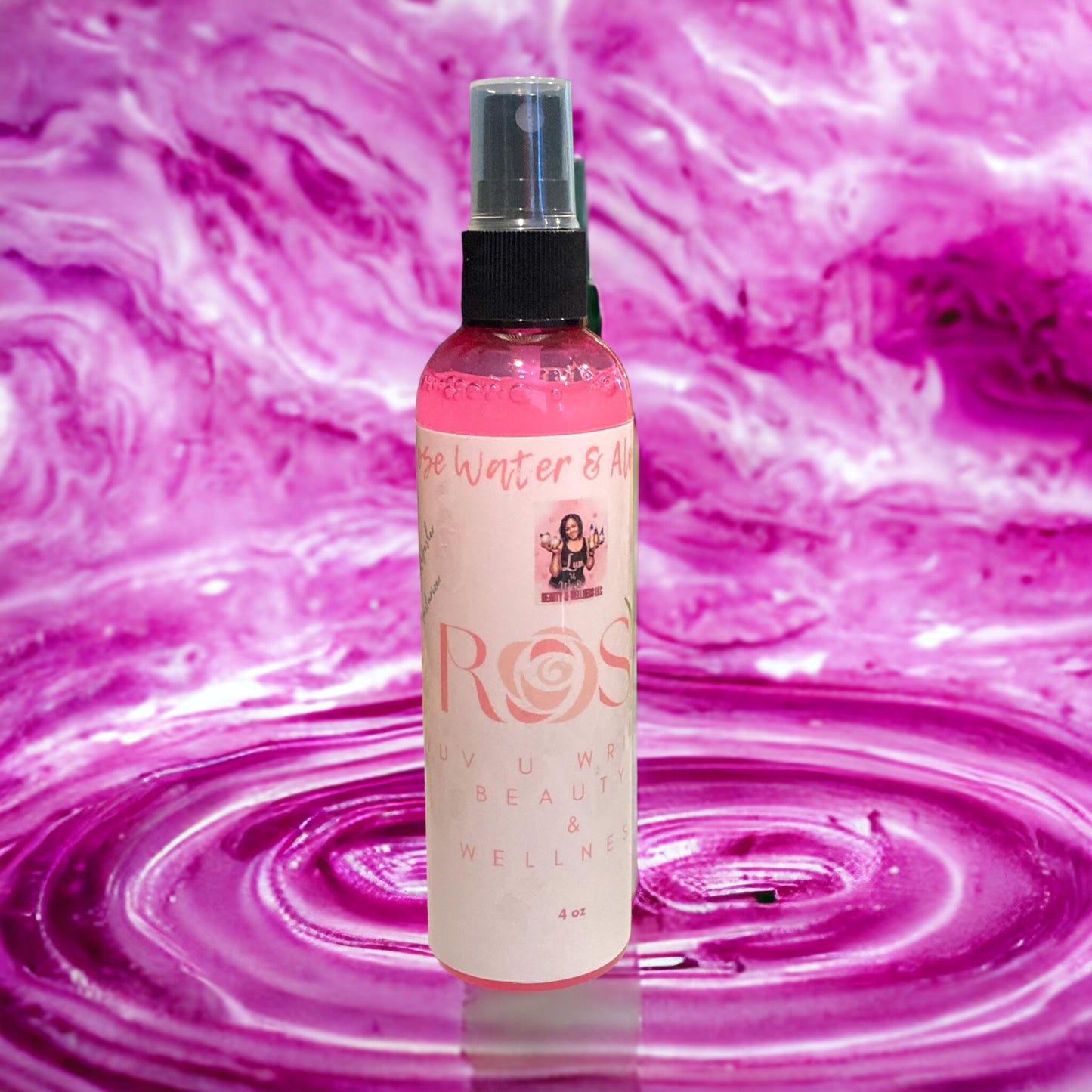Rose & Aloe Hair Mist 4 oz