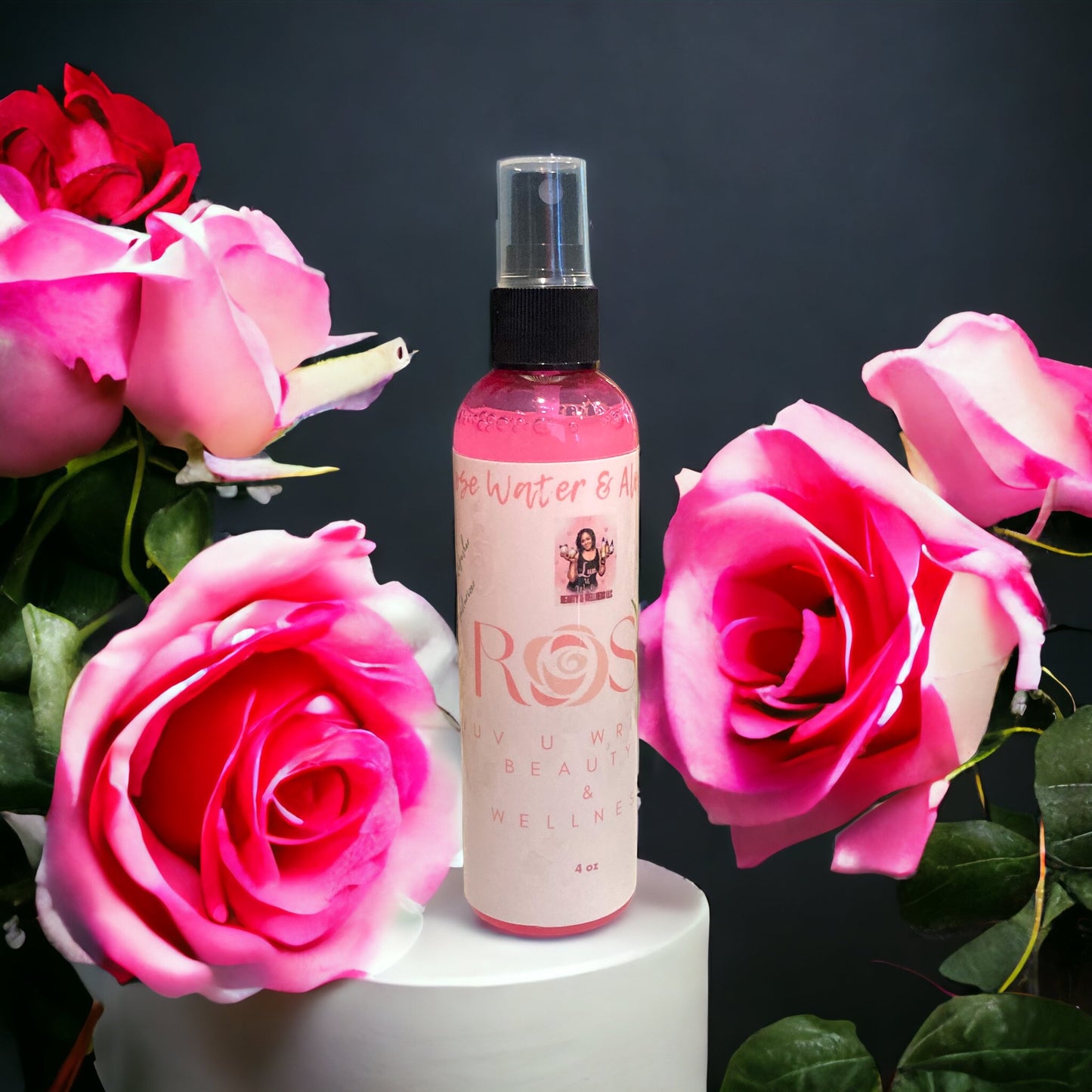 Rose & Aloe Hair Mist 4 oz