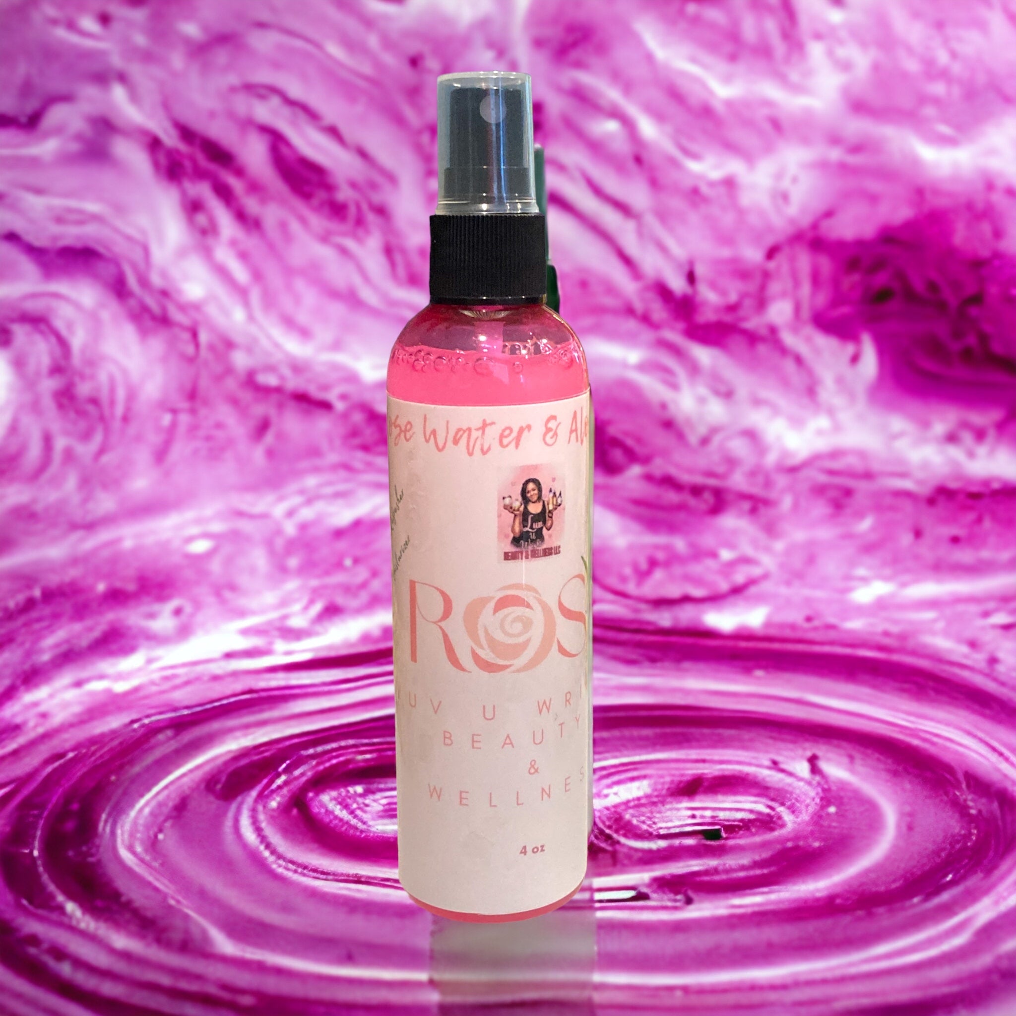 Rose & Aloe Hair Mist 4 oz
