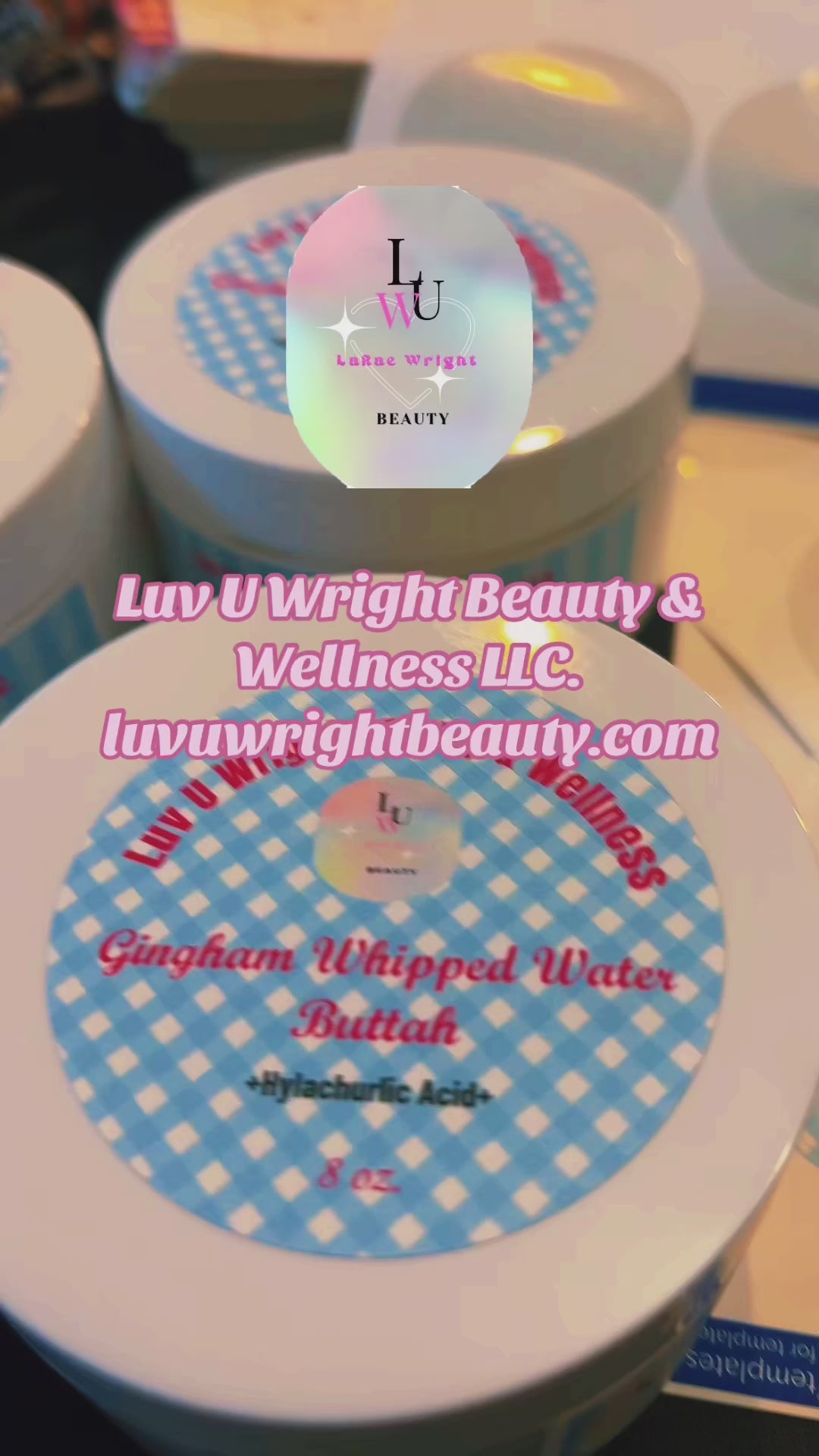 Gingham Whipped Water Buttah
